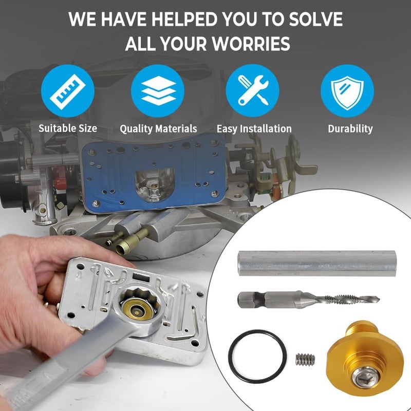 Foruly for Holley Power Valve Kit Boost Referenced Activated Power Valve Single Stage Rebuild Kit for Holley Carburetors BAPV BRPV 4500 2300 4150 - Image 3